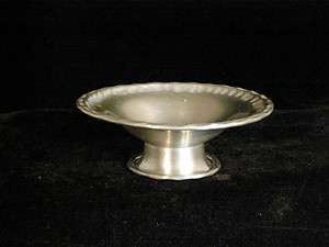   Pedestal PLATE Made in NORWAY Savo Pewter 5 1/2 in. Diameter  