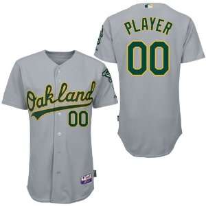 Personalized Wholesale Oakland Athletics Blank Grey Baseball Jerseys 