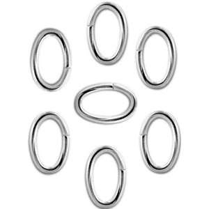  3x4mm Oval Open Jump Rings Sterling Silver Q.50 Arts 