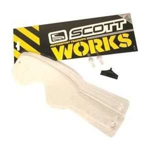 Scott USA Works Laminated Prostack Tear Offs For XI/80s Series Goggles 