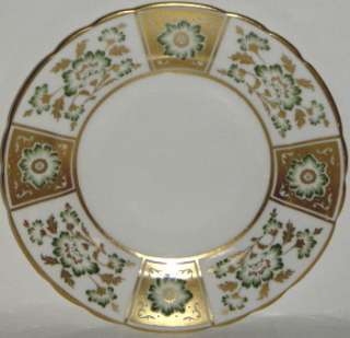 Royal Crown Derby Derby Panel Green Bread & Butter Plate  