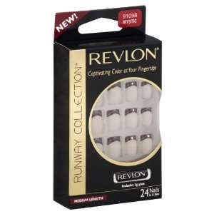  Revlon Runway Collection Nails, Medium Length, Mystic, 24 