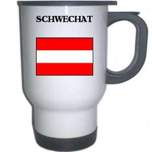  Austria   SCHWECHAT White Stainless Steel Mug 