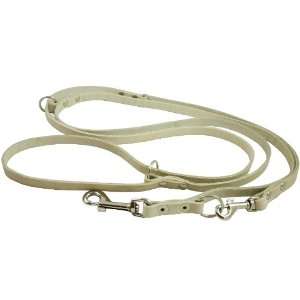   Schutzhund Lead White 42 84 Long, 1/2 Wide (12 mm)