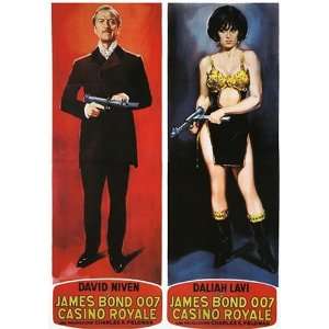  Vintage Ian Flemings James Bond 007 Movie Poster Italian 