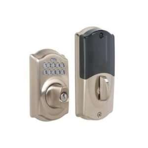 Schlage BE369CAM619 LiNK Keyless Lock Exterior Door Hardware   Satin 