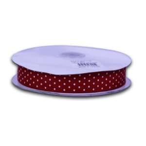  Dot 3/8 inch 50 Yards, Red with Ivory Dots