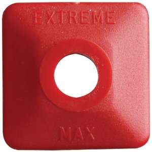  Extreme Max 5001.5115 Red Square Plastic Backer   24 Piece 