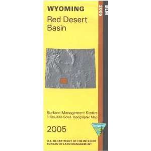  Map Red Desert Basin   Surface Management BLM Books