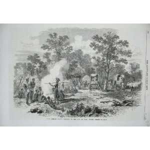  1869 South Africa Camp Daka Zambesi Valley Natives War 