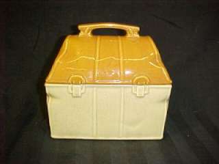 Vintage USA McCoy Pottery Lunch Bucket Cookie Jar #357  