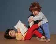 Danbury Mint Sandra Bilotto Pillow Fight dolls  