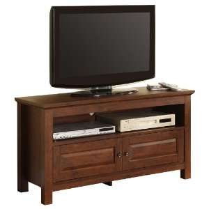  Walker Edison 44 Inch Wood TV Stand Console, Traditional 