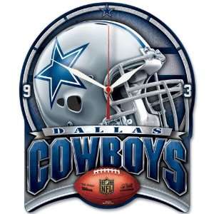  Dallas Cowboys Nfl High Definition Plaque Clock Wincraft 