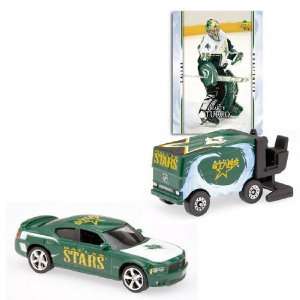 Dallas Stars NHL Charger and Mini Zamboni 2 Pack with Marty Turco Card