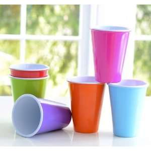  Glitterville Reusable Melamine Kids Cups / Glasses, 4.75 