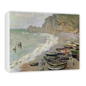  Etretat, beach and the Porte dAmont, 1883   Canvas 