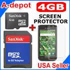 4GB Micro SD Card + Protector For Samsung Vibrant T959