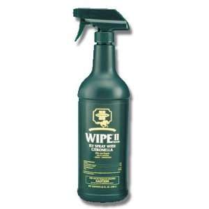  Wipe II With Citronella Fly Spray, 32 Oz. Health 
