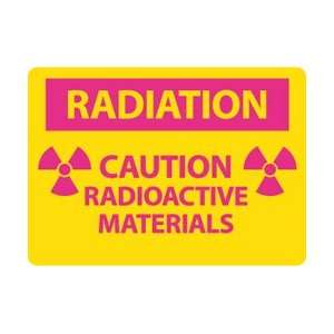  R26PB   Radiation Caution Radioactive Materials , 10 X 14 