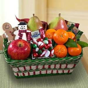Jolly Holidays Fruit Festival Christmas Basket  Grocery 