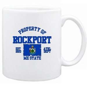   Property Of Rockport / Athl Dept  Maine Mug Usa City