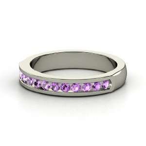  Daria Ring, Sterling Silver Ring with Amethyst Jewelry