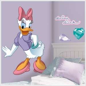 New Giant DAISY DUCK WALL DECAL Disney Stickers Decor 034878034935 