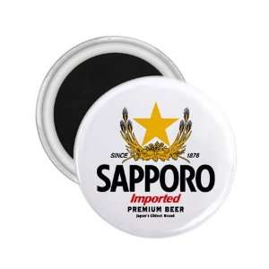  Sapporo Beer Souvenir Magnet 2.25  