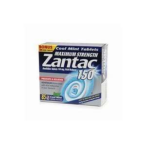  Zantac 150 mg, Maximum Strength, 85 Cool Mint Tablets 
