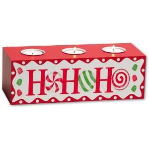  Ho Ho Ho Triple Votive Holder