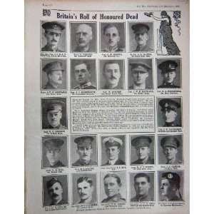   1915 WW1 Heroes Griffith Clarke Burgess Roberts Daukes