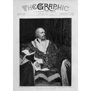 Marquess Of Dufferin Old Prints 1893 Portrait