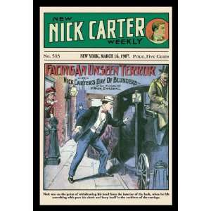  Nick Carter Facing an Unseen Terror 20x30 poster