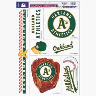  Oakland Athletics As Static Cling Decal Sheet ** Sports 