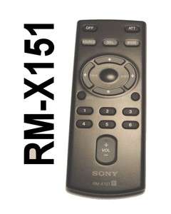    DVD Car Radio Stereo REMOTE CONTROL CDX RA700 CDX RW300 CDX S2000