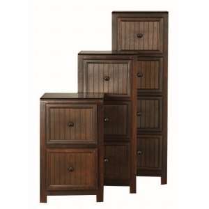  Coastal 25003NGCR Coastal Adler 3 Drawer File Cabinet 