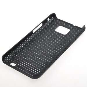   Rubber Coated Mesh Hole Hard Case for Samsung Galaxy S2, i9100 ,S ii