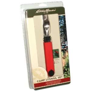  Eddie Bauer Outdoor Camp Utensil Set with Full Sized Fork 