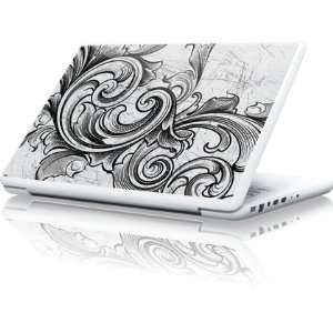  White Flourish skin for Apple MacBook 13 inch Electronics