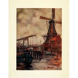  1904 Print Nico Jungmann Art Mill De Adrian Haarlem 