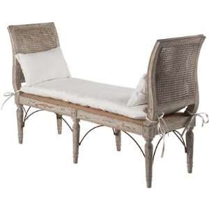  Aidan Gray Davin Bench in Soft White