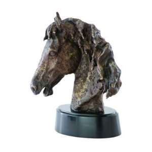  Bronze Horse Head Sculpture