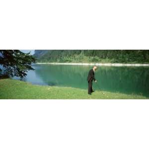  Bald Businessman Playing Golf Bavaria Germany by Panoramic 