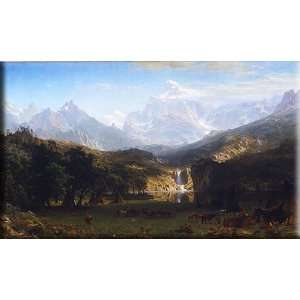   Peak 30x18 Streched Canvas Art by Bierstadt, Albert