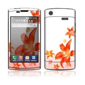  Samsung Galaxy S Captivate Decal Skin   Flying Flowers 