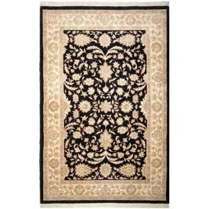  MER Rugs Alicia A04 Black Beige   9 6 x 13 6