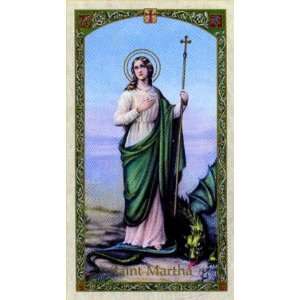  Novena to Saint Martha Prayer Card