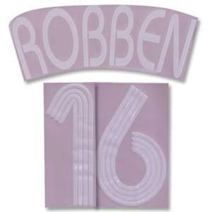 Robben 16   06 07 Chelsea 3rd Euro Name and Number Transfer  