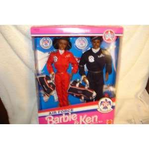 Stars N Stripes Air Force Barbie & Ken Deluxe Set African 
